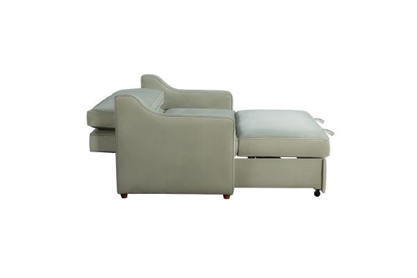 Serta Dorian Convertible Loveseat in Sage