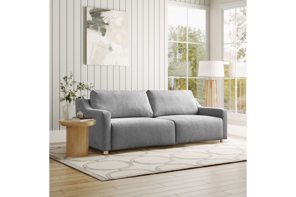 Serta Grant Convertible Sofa in Grey
