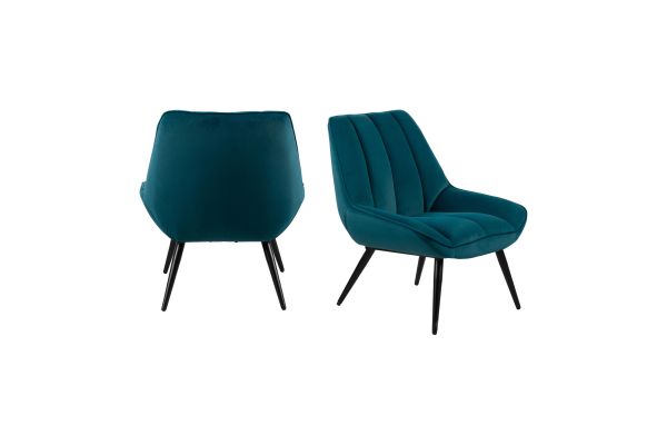 Astrid Velvet Accent Chair (Set of 2) - Green