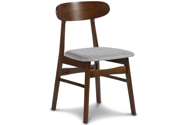 Morocco Dining Chair with Seat Cushion (Set of 2) - Light Gray