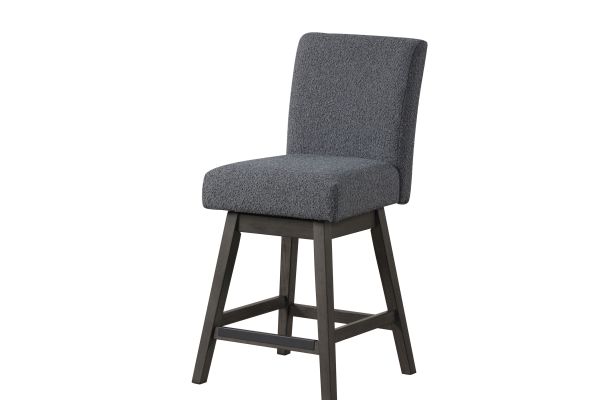 High Line Swivel Counter Chair (Set of 2) - Gray
