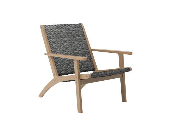 Radius Wood/Wicker Patio Side Chair (Set of 2) - Gray