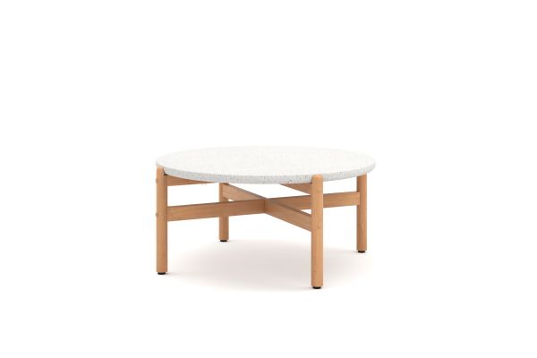 Solstice Coffee Table with Terrazo Top - Natural