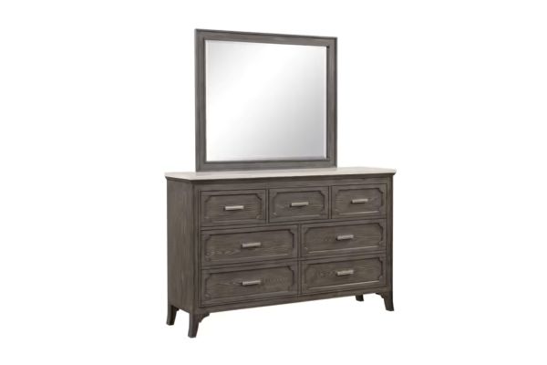 Lisbon Mirror - Gray