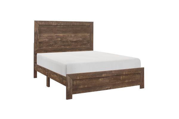 Corbin Queen Bed In A Box - Brown