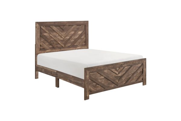 Corbin Queen Bed - Brown