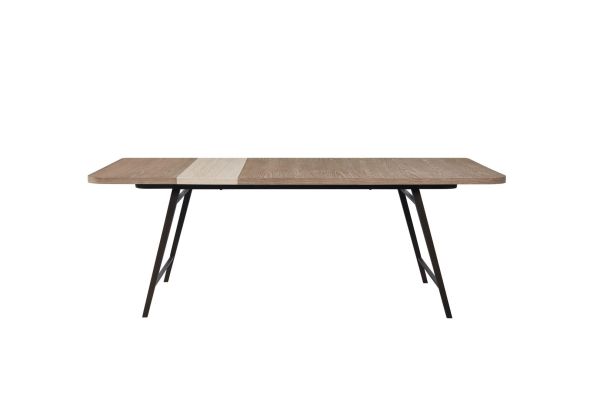 Trilogy Asymmetrical Slab Stone Dining Table - Toffee