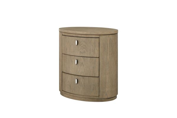 Trilogy Oval Nightstand - Toffee