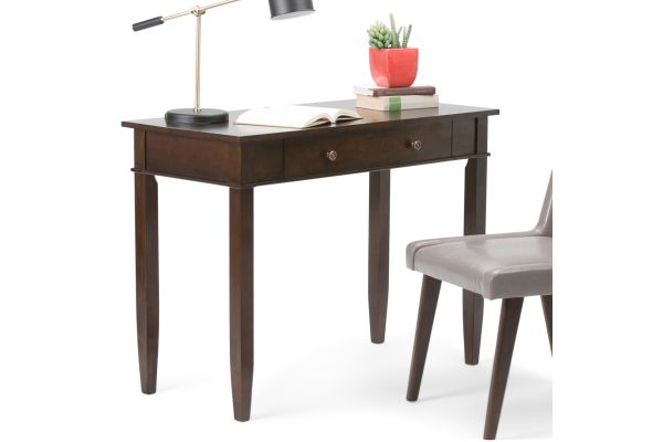 Carlton Home Office Desk - Dark Brown