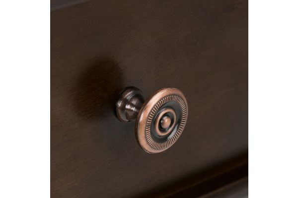 Carlton Home Office Desk - Dark Brown