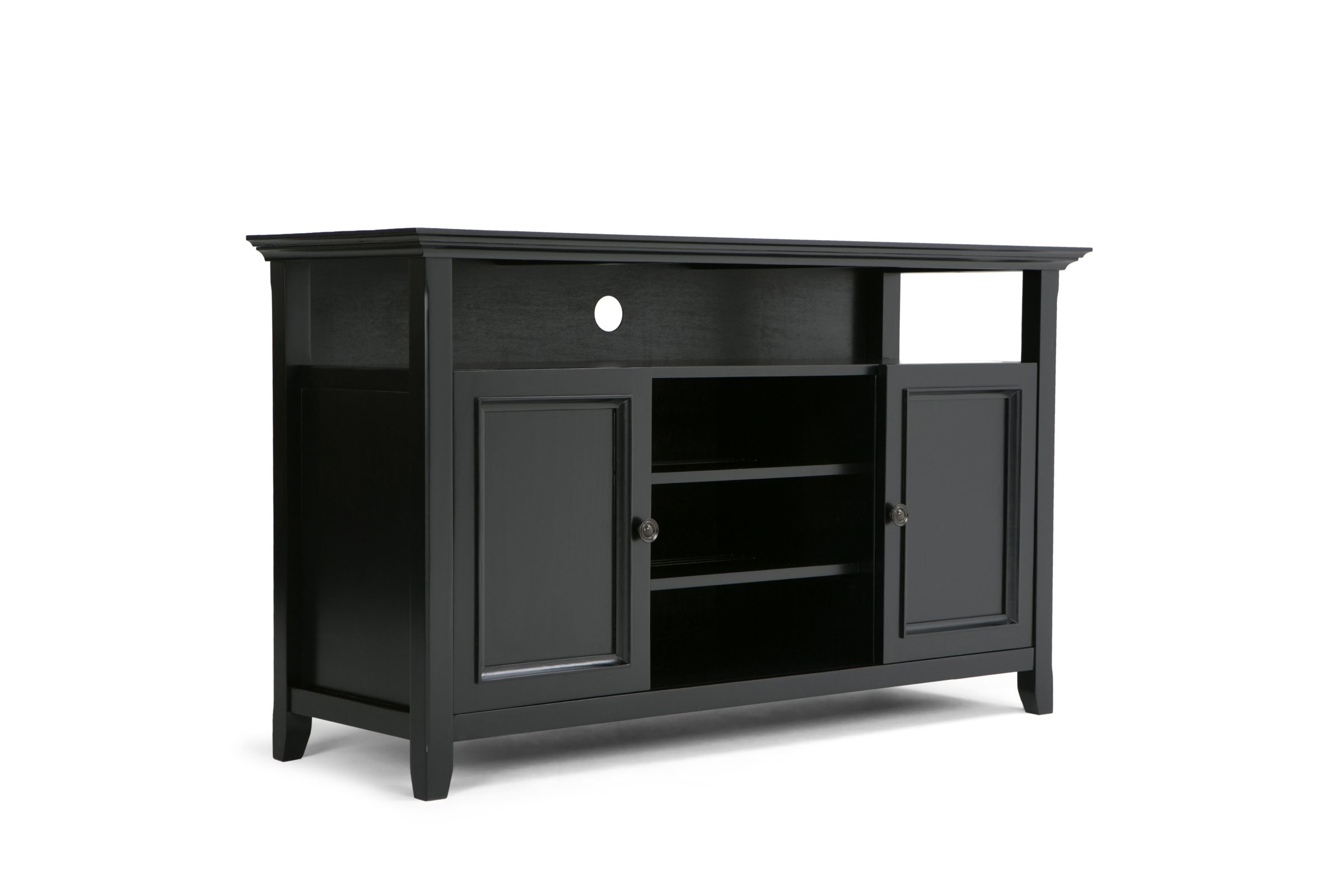 Amherst 54-inch TV Media Stand - Black at Gardner White