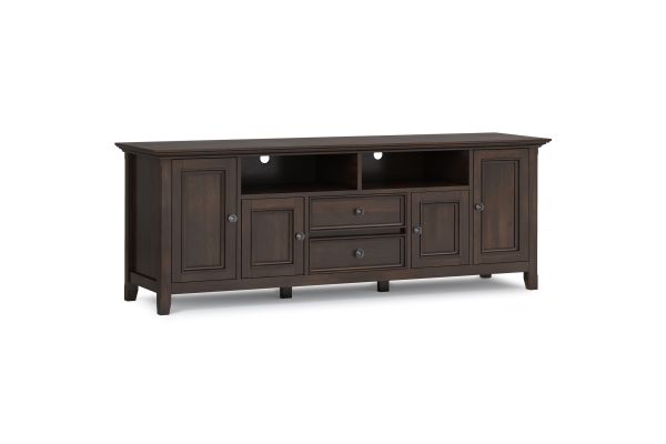 Amherst 72-inch Wide TV Media Stand - Brunette Brown