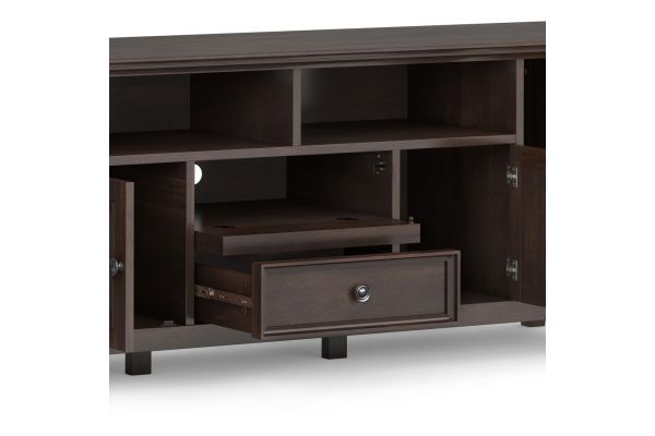 Amherst 72-inch Wide TV Media Stand - Brunette Brown