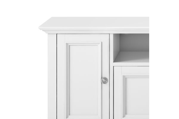 Amherst 72 inch Wide TV Media Stand - White