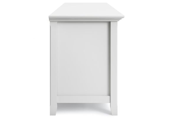 Amherst 72 inch Wide TV Media Stand - White