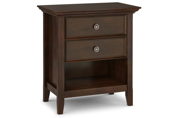 Amherst Bedside Table - Russet Brown