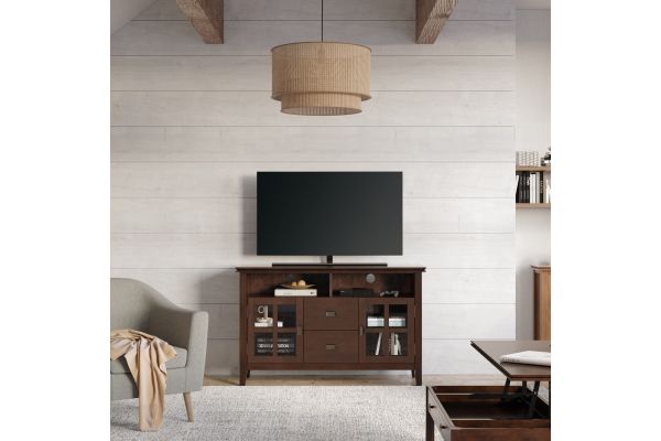 Artisan TV Media Stand - Russet Brown
