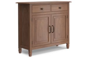 Connaught Entryway Storage Cabinet - Medium Saddle Brown thumbnail