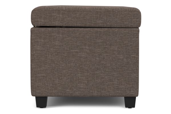 Avalon Extra Large Storage Ottoman Bench - Fawn Brown