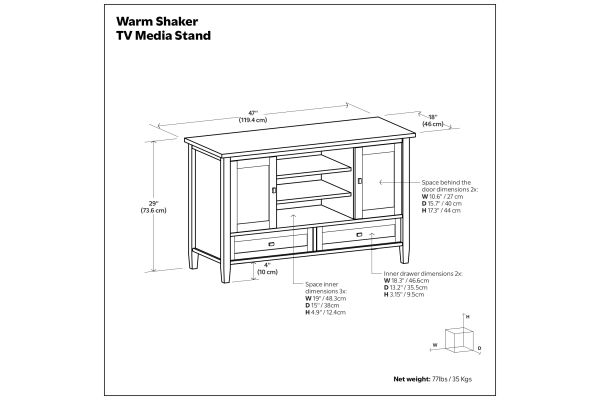 Hollander Desk - Medium Saddle Brown