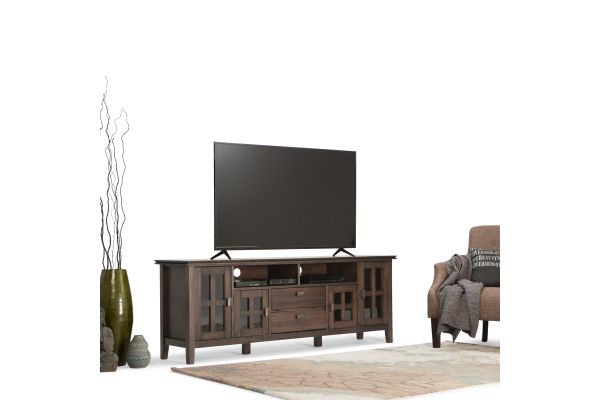 Artisan 72-inch TV Media Stand - Natural Aged Brown