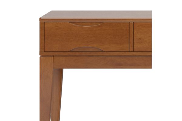 Harper Console Sofa Table - Teak Brown
