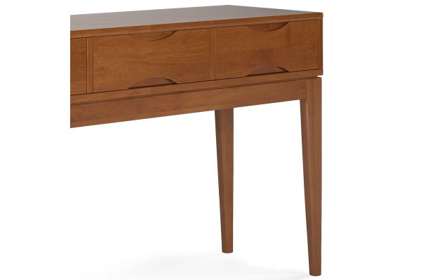 Harper Console Sofa Table - Teak Brown