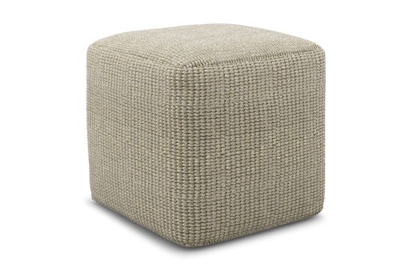 Zelma Square Woven Outdoor/ Indoor Pouf