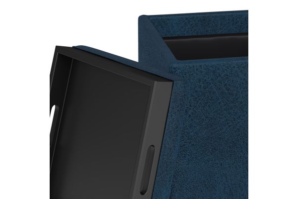 Rockwood Cube Storage Ottoman with Tray