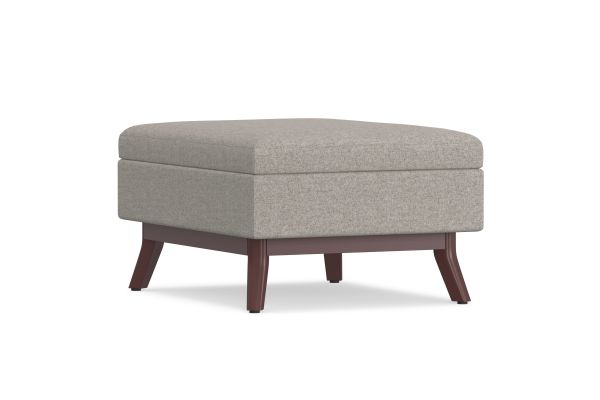 Owen Cloud Grey Coffee Table Storage Ottoman