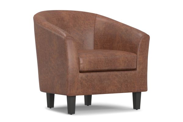 Austin Tub Chair - Saddle Brown