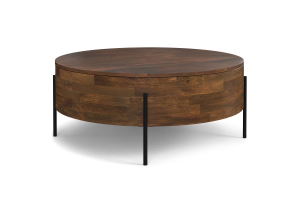 Rayburn Drum Coffee Table - Walnut