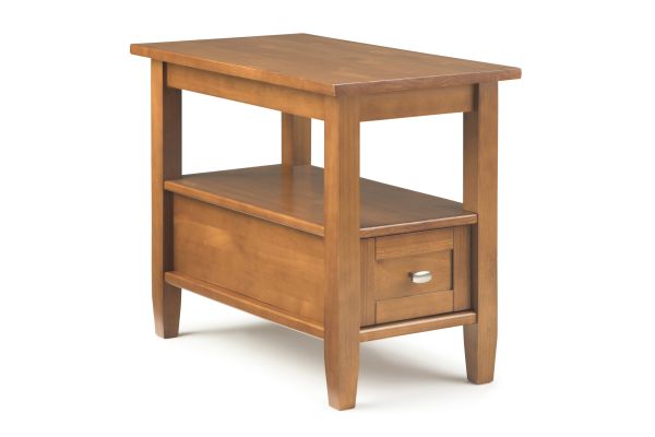 Warm Shaker Narrow Side Table