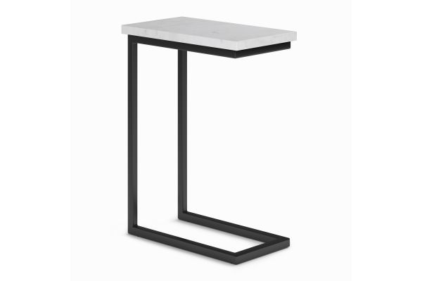 Skyler C Side Table with Genuine Marble Top