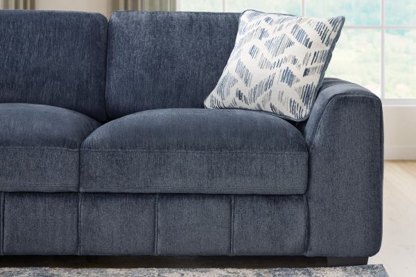 Overnight Blue 3-Piece Sectional