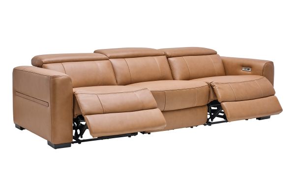 Ford Leather Dual Power Reclining Sofa