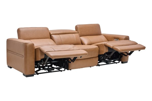 Ford Leather Dual Power Reclining Sofa