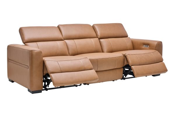 Ford Leather Dual Power Reclining Sofa