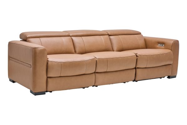 Ford Leather Dual Power Reclining Sofa