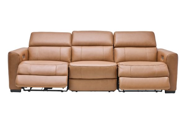 Ford Leather Dual Power Reclining Sofa