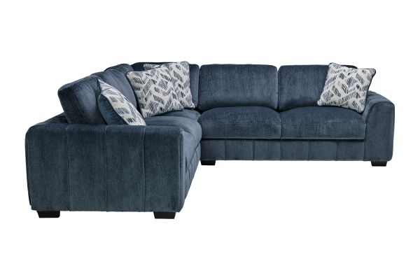 Overnight Blue 3-Piece Sectional