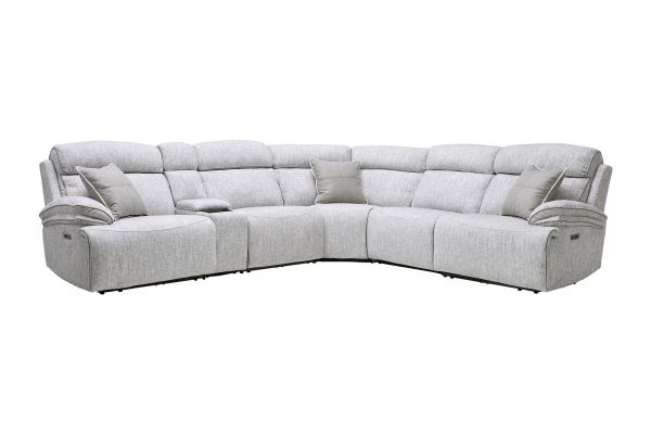 Devon 6-Piece Dual Power Reclining Sectional