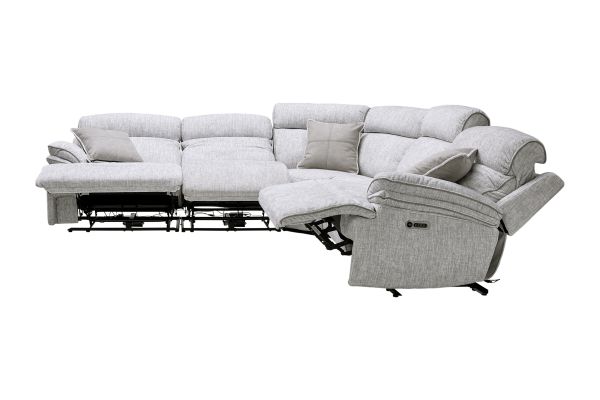 Devon 5-Piece Dual Power Reclining Sectional