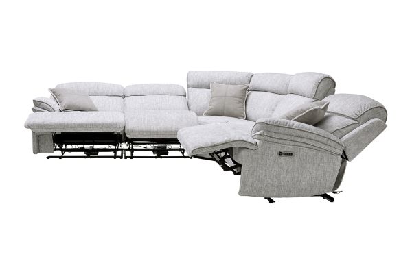 Devon 5-Piece Dual Power Reclining Sectional