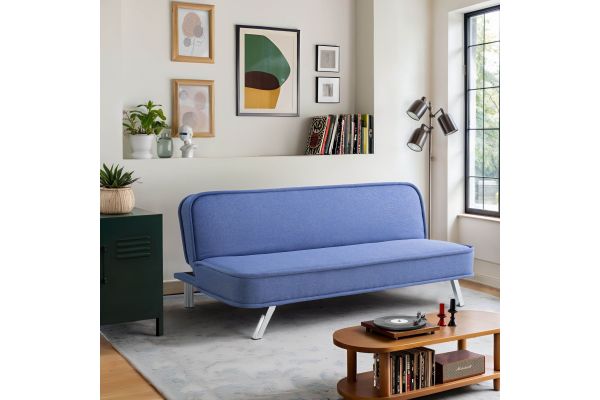 Serta Toni Convertible Sofa in Blue
