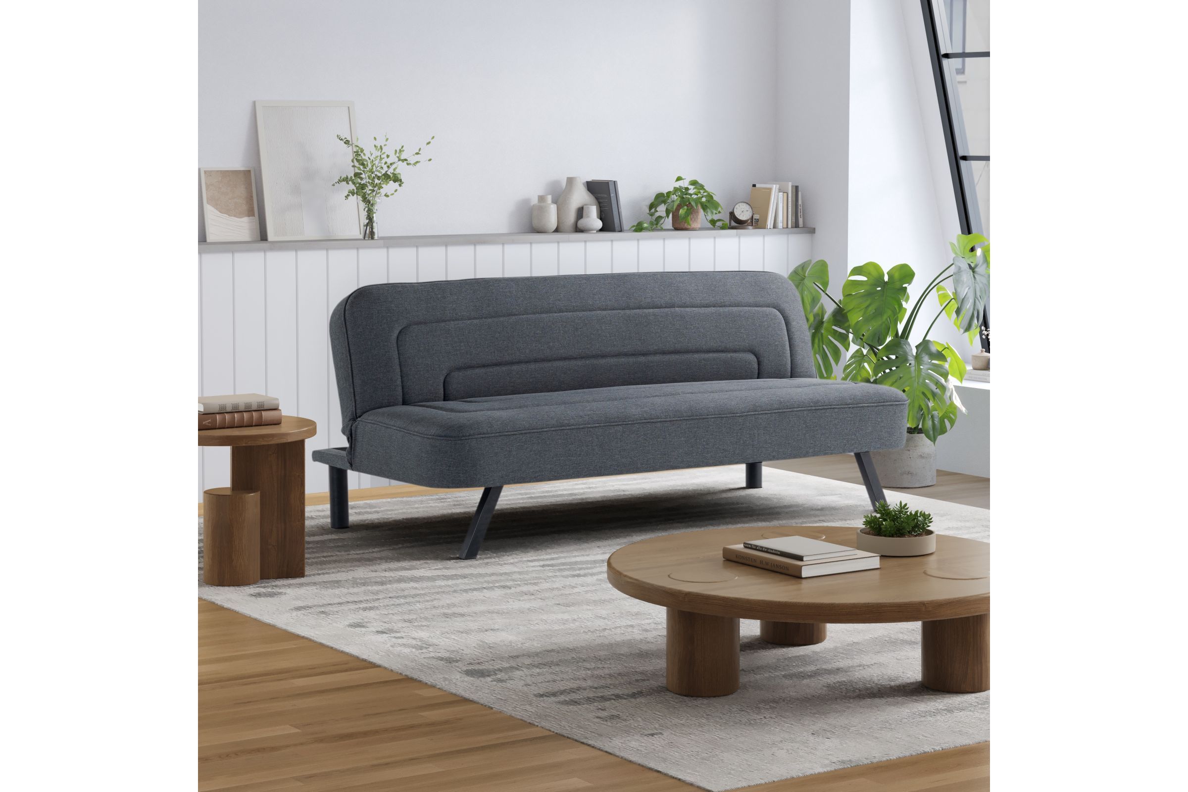 Serta Francis Convertible Sofa in Charcoal at Gardner White