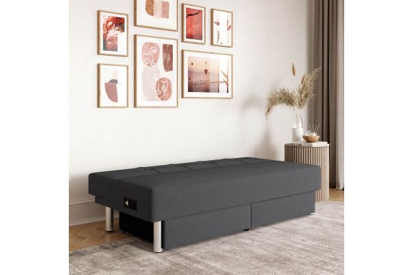 Serta Westchester Convertible Sofa in Charcoal