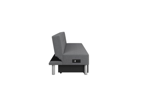 Serta Westchester Convertible Sofa in Charcoal