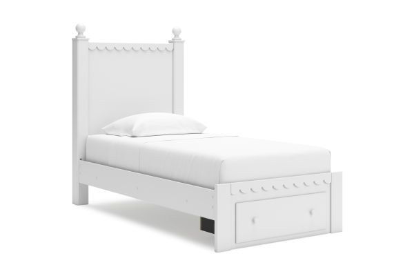 Mollviney Twin Panel Storage Bed