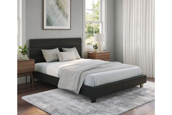 Parker Twin Platform Bed - Black